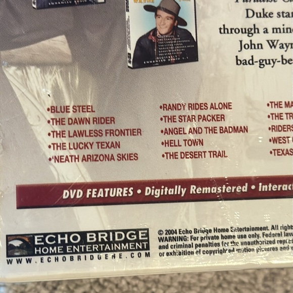 John Wayne 4 DVD Set 20 Movies over 20 Hours!  See Pics for Titles- Rare Find! - Picture 6 of 12